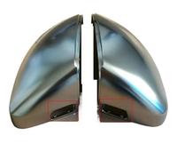 For A3 8V S3 2013 2017 2018 2019 2020 Side Wing Mirror Covers Caps Silver Matt Chrome Brushed Aluminum Replace BLNETU(With blind spot hole)