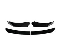 For A3 A4 A5 A6 A7 A7 A8 Q3 Q5 Q7 Rs5 Rs6 Rs7 S3 S4 Tt 4pcs Car Front Bumper Lip Diffuser Spoiler Splitter Front Bumper Lip Spoiler(Glossy Black)