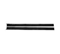 For A3 A4 A5 A6 A7 A7 A8 Q3 Q5 Q7 RS5 RS6 RS7 S3 S4 TT 6PCS 2m/2.2m Car Side Skirts Extension Rocker Panels Lip Wing Splitters On Bumper Side Skirt Panel Splitter Lip(2m Bright Black)