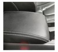 For A3 A4 A5 A6 A7 Q3 Q5 Leather Armrest Box Armrest Storage Box Central Armrest Box Protection Sleeve Multifunctional Storage Box(Suede With Red,For Q2 14-20)