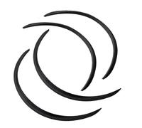 For A3 A4 A5 A6 A8 Universal 73cm Car Wheel Eyebrows Flare Strip Arch Trim Fender HGMGFYCX(4PCS 73cm)