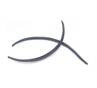 For A3 A4 A5 A6 A8 Universal Car Truck Trim Fender Flare Wheel Eyebrow Anti-scratch Strip Lip Stickers CFCPKOYOZD(2pcs Carbon Fiber Look)
