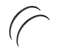 For A3 A4 A5 A6 A8 Universal Fender Flare Rubber Wheel Eyebrow Anti-scratch Strip Lip HGMGFYCX(2PCS Black)