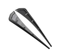 For A3 A4 A5 A6 Car Side Fender Spoiler Wind Knife Air Vent Decorative Side Wing Sticker Universal(Carbon Fiber Look)