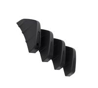 For A3 A5 A6 S5 Q5 Q3 A4 B9 Rear Bumper Diffuser Lip Splitter Fin Trim Cap Shark Fin Spoiler Rear Spoiler Wing(Black)