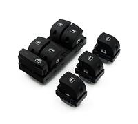 For A3 A6 S6 C6 For Allroad Q7 RS6 06-07 Electric Window Master Control Switch Set 4F0 959 851F / 4F0959855 Side Power Window Switches(1 Set Carbon Pattern)