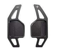 For A3 For A4 For A5 For A6 For A7 For A8 For Q5 For Q7 2006-2011 2x Aluminum Steering Wheel Shift Paddle Shifter Extension Car Steering Wheel Paddle Shifter(For Type A Black)