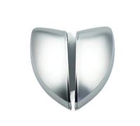 For A3 S3 2013-2019 Matte Chrome Silver Rearview Mirror Cover Protection Cap Car Mirror Cover Car Styling 2Pcs BLNETU