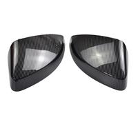 For A3 S3 8V RS3 Car Accessories Car Rearview Mirror Covers Cap Shell Housing Door Side Wing Mirror Covers 2pcs(Carbon Fiber Pattern)