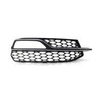 For A3 S3 RS S-Line 2013-2016 Fog Light Lamp Cover Left Right Grille HONEYCOMB HEX Front Grille Grill 8V3807681 8V3807682 MNGNCBXWK(B Chrome Right)
