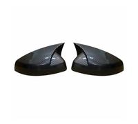 For A3 S3 RS3 8V TFSI TDI Without Lane Assist 2013-2020 Mirror Caps 1 Pair Side Door Wing Rearview Mirror Cover(Carbon Look)