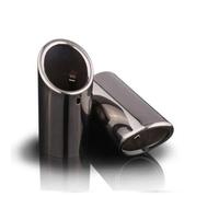 For A4 2009-2012 2pcs Car Stainless Steel Chrome Exhaust Headers Tip Pipe Tail Rear Muffler Accessories Tail Throat(C)