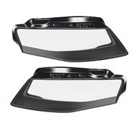 For A4 A4L B8 2009 2010 2011 2012 Pair Front Headlamp Cover Headlight Shell Transparent Lampshade Lens Headlamp Shell Car Front Headlight Cover(Pair)