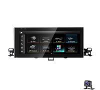 for A4 A4L B9 A5 2016-2020 Touch Screen Car Radio Upgrade Wireless Carplay & Android Auto Bluetooth Mirrorlink GPS Navigation WiFi DSP 4G Audio Multimedia Player Ca(Size:8 CORE 8+128G,Color:10.25inch)