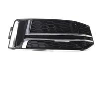 For A4 A4L B9 S-LINE 2016 2017 2018 Car Front Fog Light Cover Bumper Grille Left Right Racing Grills 8W0807681F 8W0807682F MNGNCBXWK(Right Chrome)