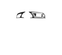 For A4 A5 A4L B8 2007-2015 Hand-made Carbon Fiber Car Instrument Panel Frame Decorative Stickers Auto Interior Accesorios Car Interior Panel Trim(F)