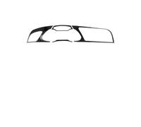 For A4 A5 A4L B8 2007-2015 Hand-made Carbon Fiber Car Instrument Panel Frame Decorative Stickers Auto Interior Accesorios Car Interior Panel Trim(B)