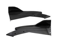 For A4 A5 A6 Rs5 Rs6 Tt B7 B8 B6 B9 8p 8v 8y Rear Bumper Lip Spoiler Diffuser Splitter Canard Guard Body Kit 2pcs Car Side Skirts Extension(Black 1)
