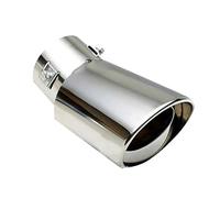 For A4 B6 B7 2000 2001 2002 2003 2004 Car Accessories Exhaust Muffler Tip Round Stainless Steel(Bend)