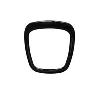 For A4 B6 B7 B8 A6 C6 A5 Q7 Q5 A3 8P S3 Carbon Look Car Steering Wheel Ring Trim Sticker Cover Decoration Accessories HRQCTIM(Style 2 Black)