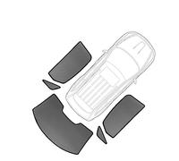 For A4 B7 Sedan 2004-2008 Car Sunshade Front Windshield Vehicle Curtain Side Window Sun Shade Visor Protector(Rear Back Window)