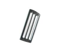 For A4 B8 2009-2016 Car Console Gear Shift Grille Frame Trim LHD Stainless Steel Decoration Sticker Interior Car Central Interior(Black)