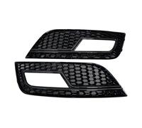 For A4 B8 .5 Standard 2013 2014 2015 Honeycomb Mesh Car Front Bumper Fog Light Grill Trim Cover 8K0807681K01C