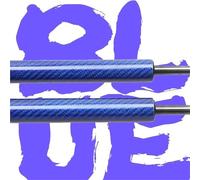 For A4 B8 For Avant 2008-2016 2pcs Rear Tailgate DamPer Tailgate WITH SPRING Trunk Boot Gas Charged Gas Struts Boot Gas Struts(Blue Carbon Fiber)