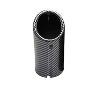 For A4 B8 Q5 A5 A3 8V 8P A1 Stainless Steel Car Exhaust Pipe Muffler Tip Tailpipe Exhaust Muffler Exhaust Pipe(1pcs Carbon fiber)