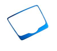 For A4 B9 2017 2018 2019 Car Console Multimedia Control Panel Decoration Frame Cover Trim Interior Decoration Car interior cover(Blue)