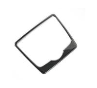 For A4 B9 2017-2019 Stainless Steel Console Multimedia Control Panel Decoration Frame Cover Trim Car Interior Accessories Frame Cover(Black)