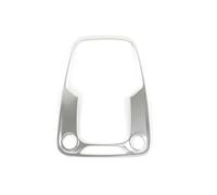 For A4 B9 2017-2021 Car Roof Light Sticker Interior Modified Front Seat Reading Lamp Frame Decoration Trim Car Decoration Interior(Silver)