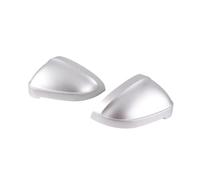 For A4 B9 8W S4 RS4 A5 S5 RS5 2017-2023 Premium Matte Silver Mirror Covers Black Carbon Replacement Side Housings Car side mirror housing(Matte Silver-2pcs)