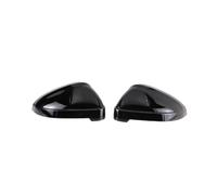 For A4 B9 8W S4 RS4 A5 S5 RS5 2017-2023 Premium Matte Silver Mirror Covers Black Carbon Replacement Side Housings Car side mirror housing(Black-2pcs)