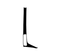 for A4 B9 RS4 S4 2017 2018 2019 Car Interior Center Console Gear Shift Side Panel Trim Stickers Car Styling(RHD)