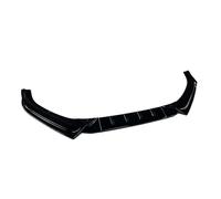 For A4 B9 S-L 2017 2018 2019 Front Bumper Spoiler Lip Lower Splitter Protector Body Kit(Glossy Black)