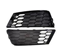 For A4 B9 Sedan 2016-2018 Car Front Bumper Fog Light Grille Honeycomb HEX Mesh 8WD807681B Front Fog Light Grilles