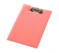 For A4 Clipboard Folder with Lid, Metal Clip, Pen Holder and Inside Pocket, Hanging Hole for Efficient Document Management in Professional Settings (Rose red)