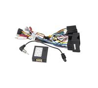 For A4 For B7 For S4 For RS4 B6 2002-2008 9 Inch Car Fascia Frame Adapter Canbus Box Decoder Android Radio Dash Fitting Panel Kit Car Radio Fascia(Cable Canbus)