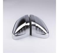 For A4 For B9 For Allroad For Quattro For A5 For F5 Side Mirror Covers Silver 2018-2020 2pcs Matte Chrome Wing Caps 2017 Auto Rearview Mirror Housing(With blind spot)