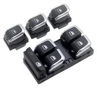 For A4 For S4 For Q5 For B8 For Allroad Chrome Side Electric Master Window Control Button Switches Car Window Switches