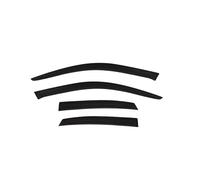 For A4 MK2 B6/MK3 B7 Sadan 2000-2008 Window Visor Rain Or Shine Side Window Deflector Visor Shades Vent Visor Strip(Black)
