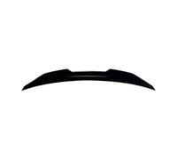 For A4 S4 B8 2009-2016 Gloss Black/Carbon Fiber Look Car Rear Tail Trunk Roof Spoiler Body Kits Tail Wings HBGURM(Gloss Black)