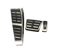 For A4 S4 B8 8K For A5 S5 8T For Q5 Car Fuel Brake Footrest Pedals | Car Pedal Right Side Driving RHD AT MT Stainless Steel(AT 3pcs)