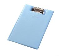 for A4 Size Writing Board Clipboard with Construction, Equipped with a Practical Metal Clip & Storage Options (Light Blue)