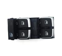 For A5 A4 For Allroad Quattro B8 Q5 Chrome Master Switch Window Button 8K0959851A 8K0 959 855A 4GD959855 8KD 959 855 Power Window Master Switch Button(Chrome window switch)(Chrome Window Switch)