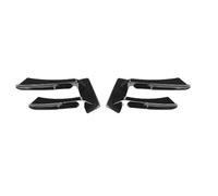 For A5 B9 Sportback Coupe For Cabriolet S5 2019-2023 Front Bumper Canards Front Lip Spoiler Splitter Trim Sticker OOPUHKSY(Glossy Black)