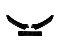 For A5 S5 8T For Sline 2012-2017 Front Bumper Spoiler Splitter Lip Lower Blade Trim Under Guard Canard Deflector Front Bumper Spoiler(Glossy black)