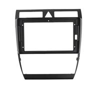 For A6 1998-2006 9 Inch Car Radio Fascia MP5 Android Stereo Player 2 Din Head Unit Navigation Panel Dash Frame Install POMPOMPUR