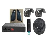 For A6 2010-2025 AI 360 Panoramic 3D View Camera Car System Surround Around View 1080P DVR Car Rear Camera(Side cam map usb)